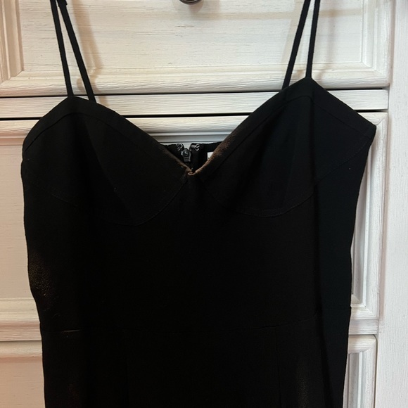 Aritzia Black Viola Midi Dress - Picture 3 of 5